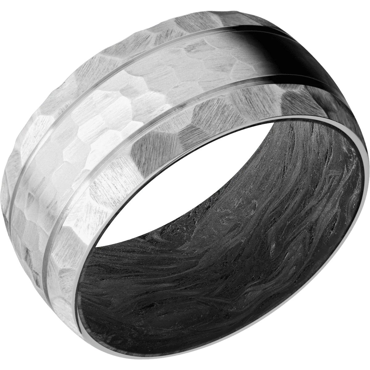Platinum + Hammer , Rock Finish + Forged Carbon Fiber - Image 2