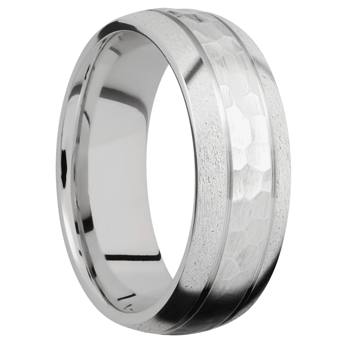 Platinum + Hammer , Stone Finish