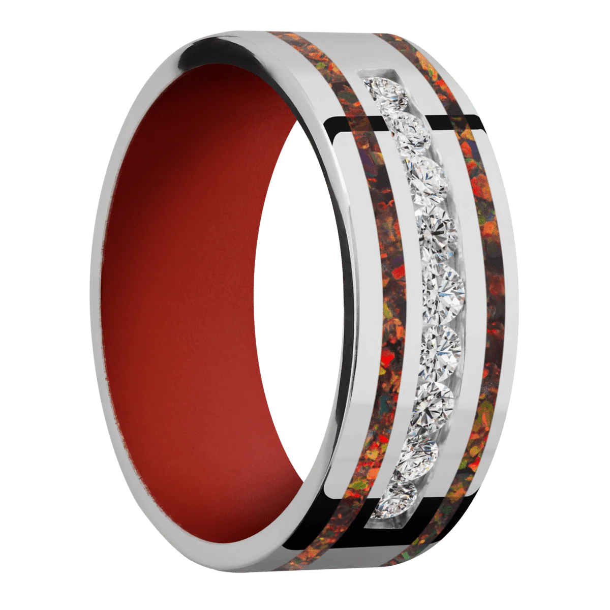 Platinum + Polish Finish + Red Apple