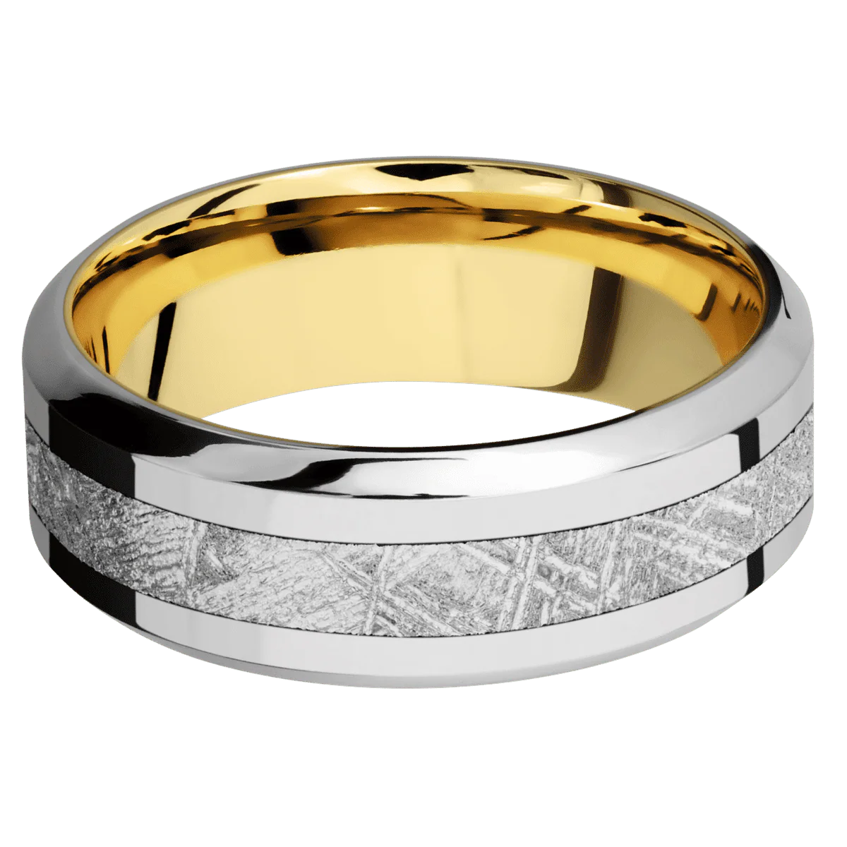 Platinum + Polish , Polish Finish + 18K Yellow Gold - Image 3