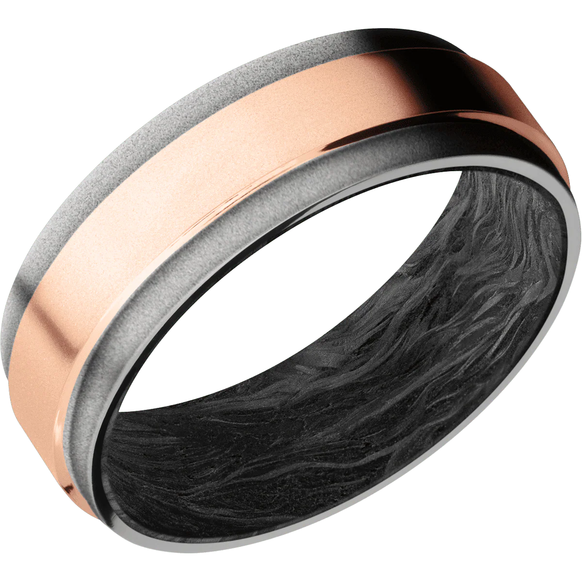 Platinum + Polish , Sand Finish + Forged Carbon Fiber - Image 2