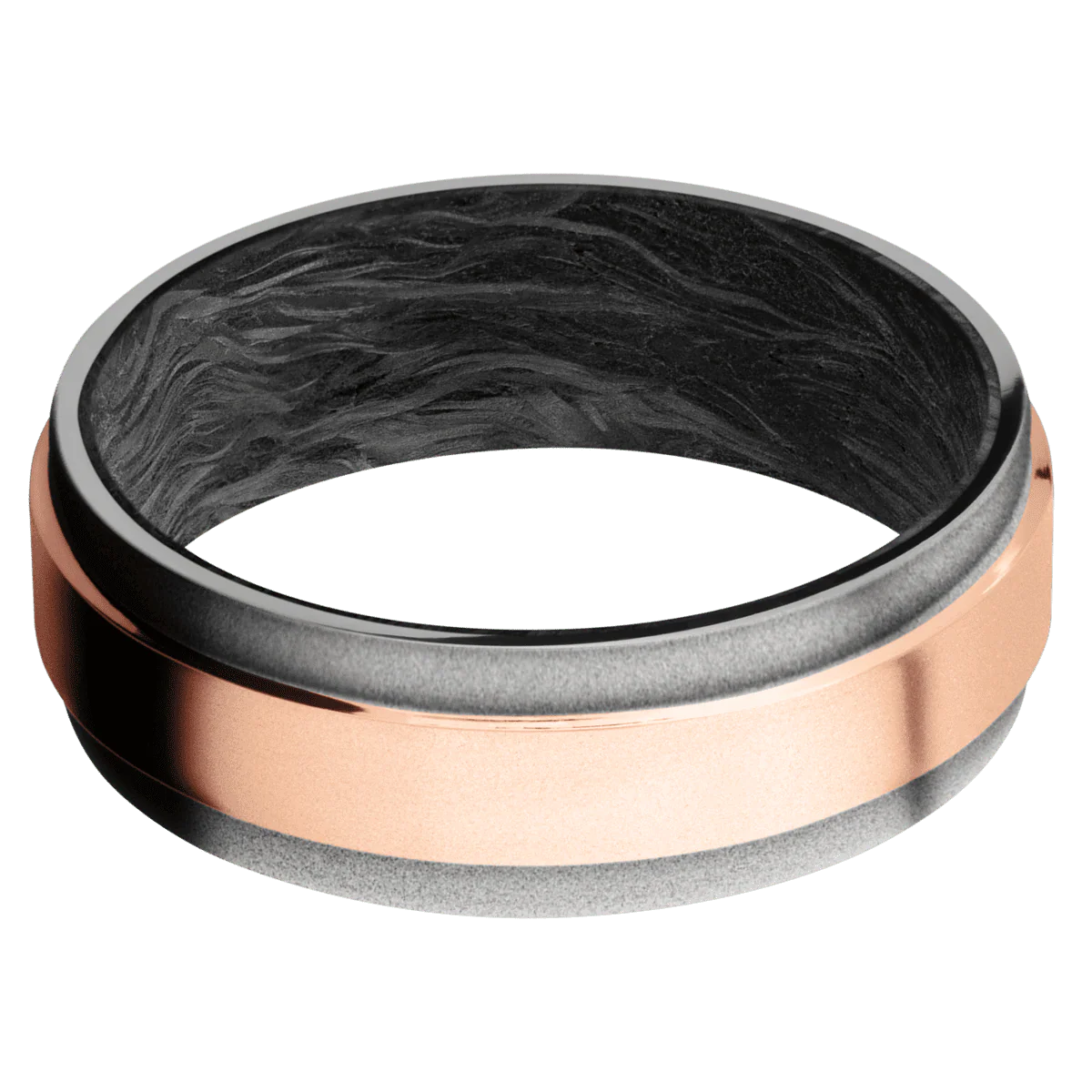 Platinum + Polish , Sand Finish + Forged Carbon Fiber - Image 3