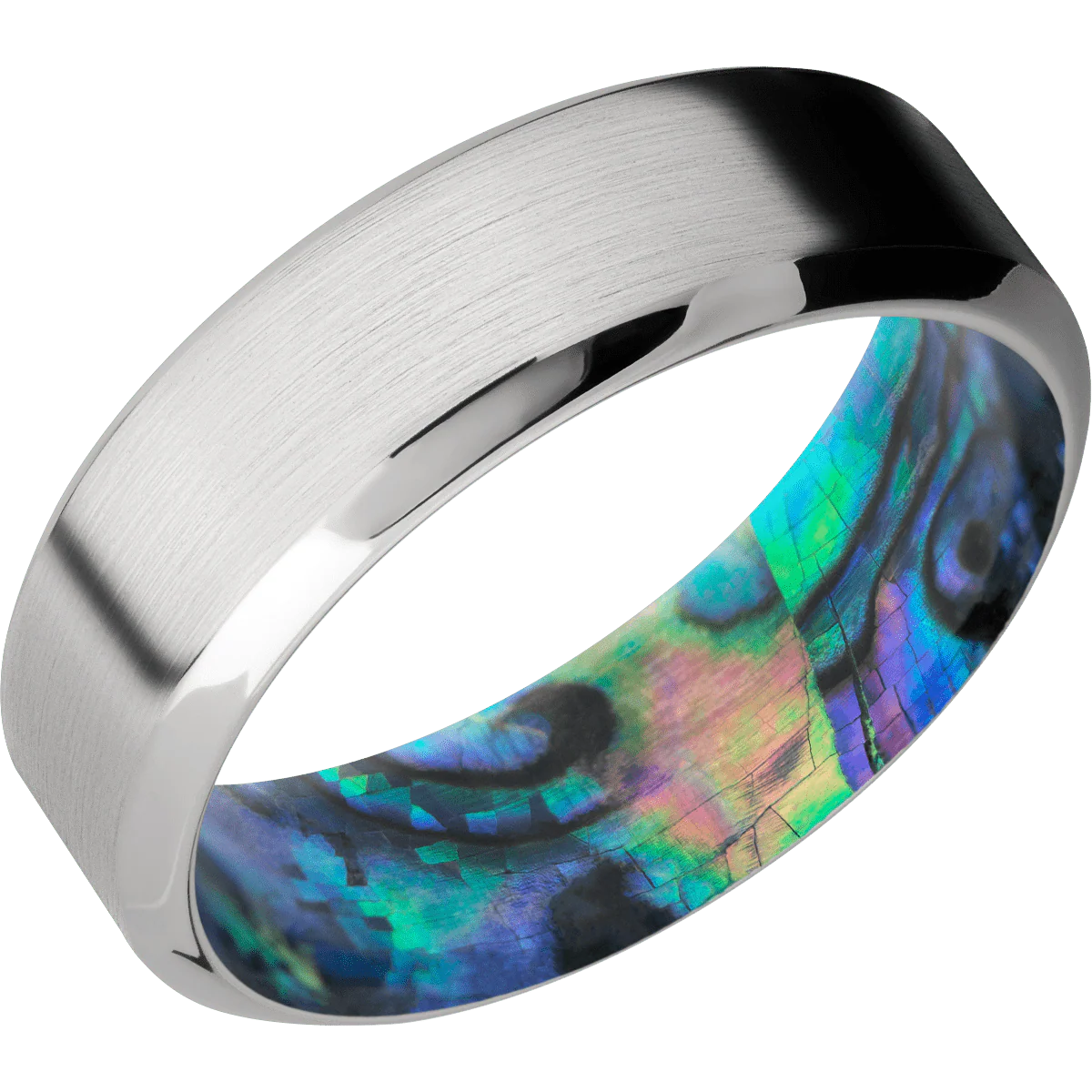 Platinum + Satin , Polish Finish + Abalone - Image 2