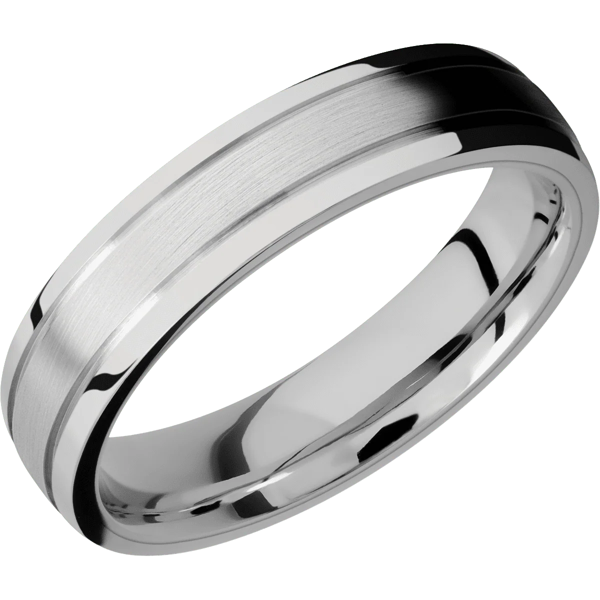 Platinum + Satin , Polish Finish + Palladium Silver - Image 2