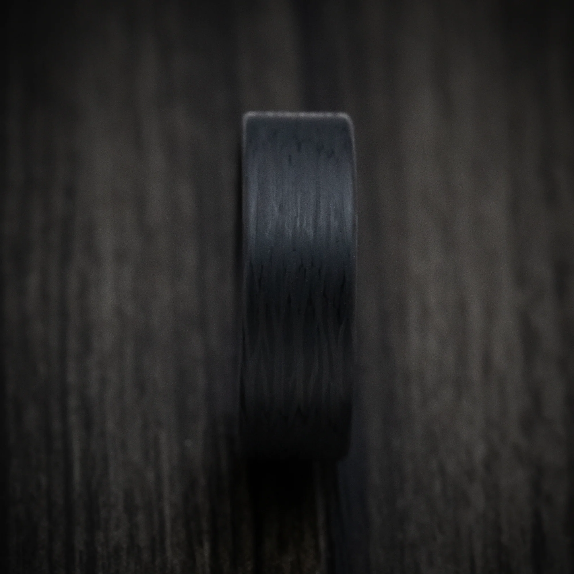 Side-Cut Carbon Fiber Men's Ring - Image 3