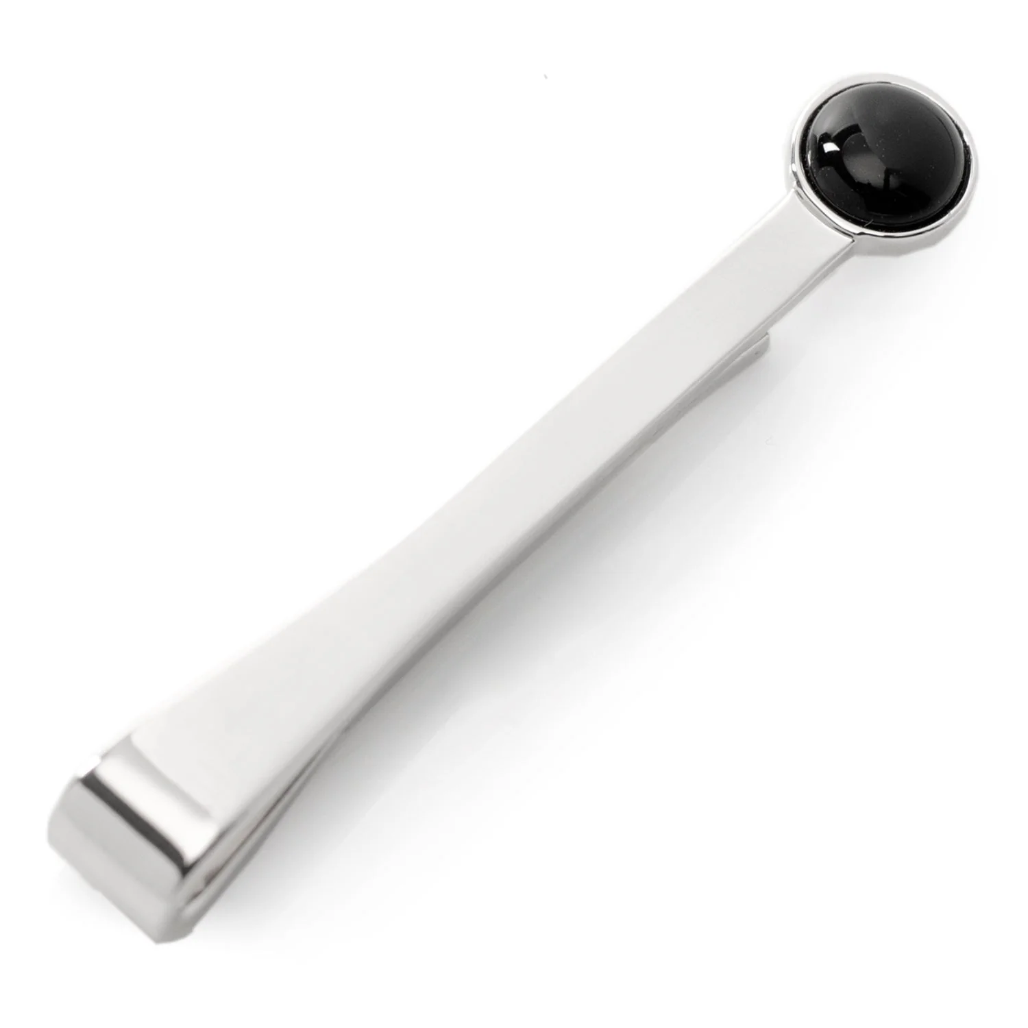 Silver and Onyx Tie Bar - Image 3