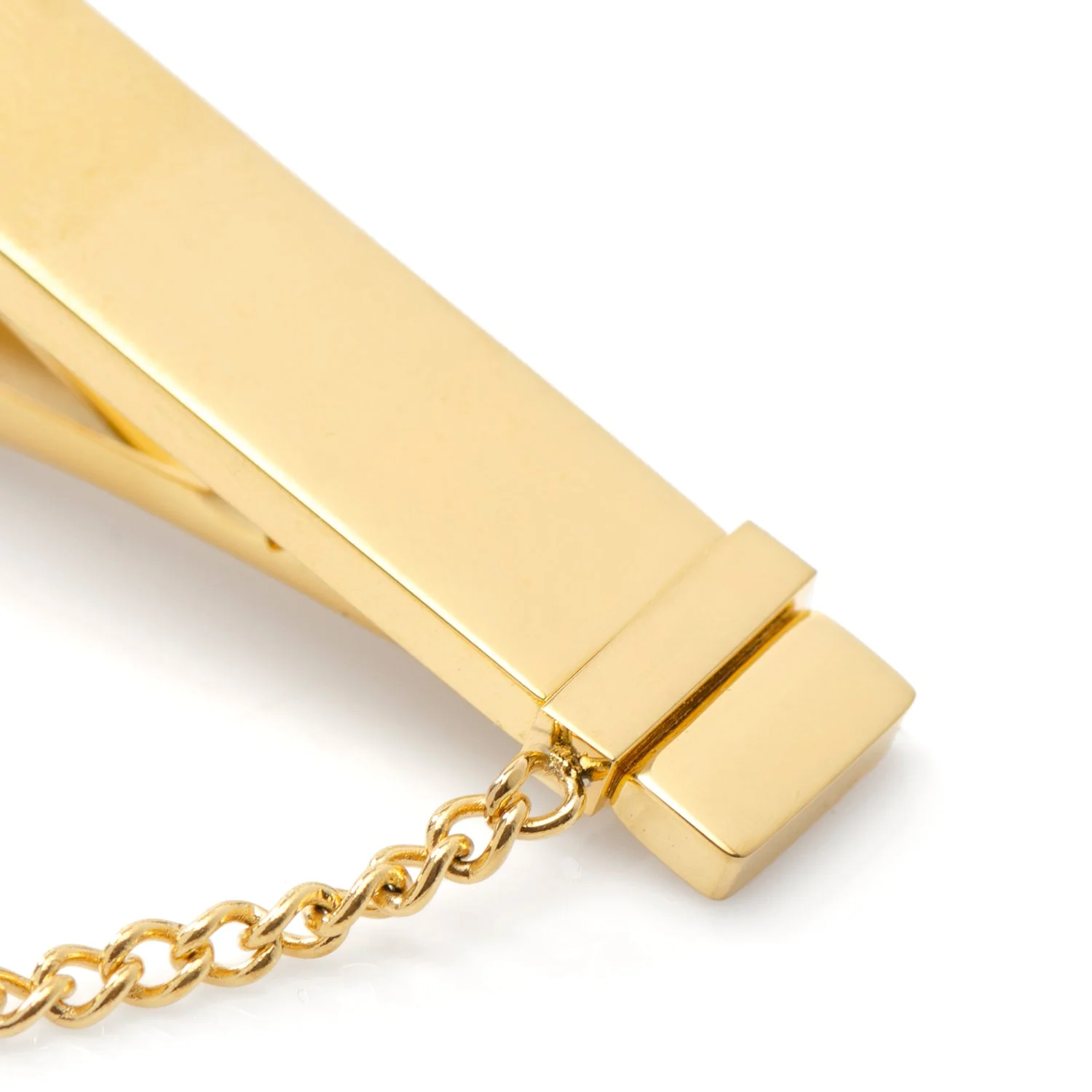 Stainless Steel Gold Chain Tie Clip - Image 4
