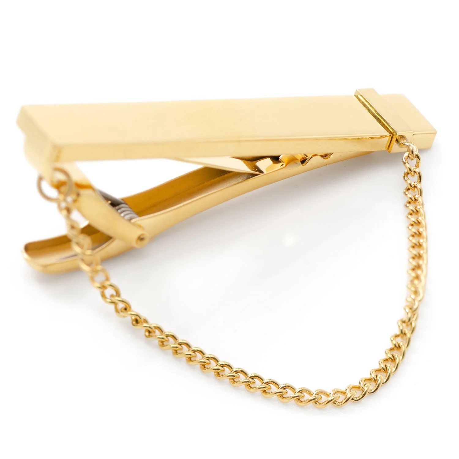 Stainless Steel Gold Chain Tie Clip - Image 6