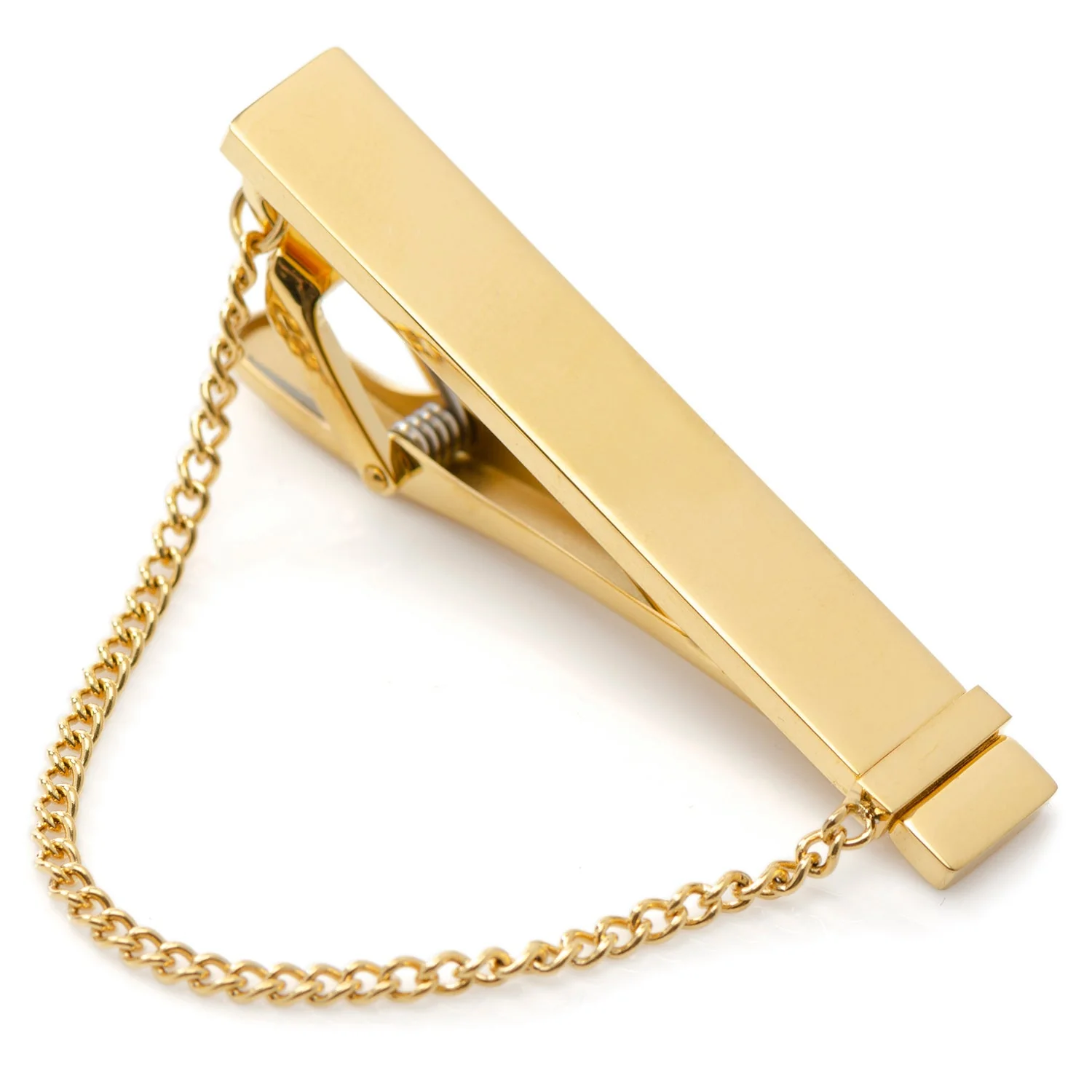 Stainless Steel Gold Chain Tie Clip - Image 7