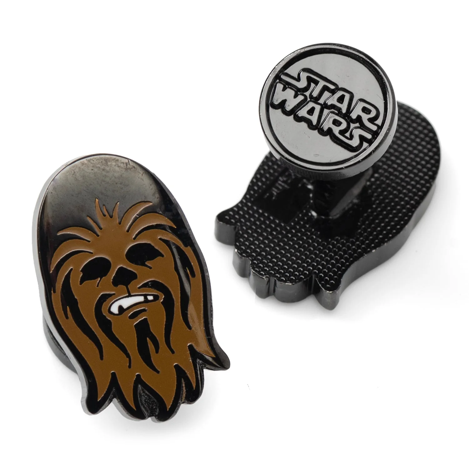 Star Wars Chewbacca Gunmetal Cufflinks - Image 3