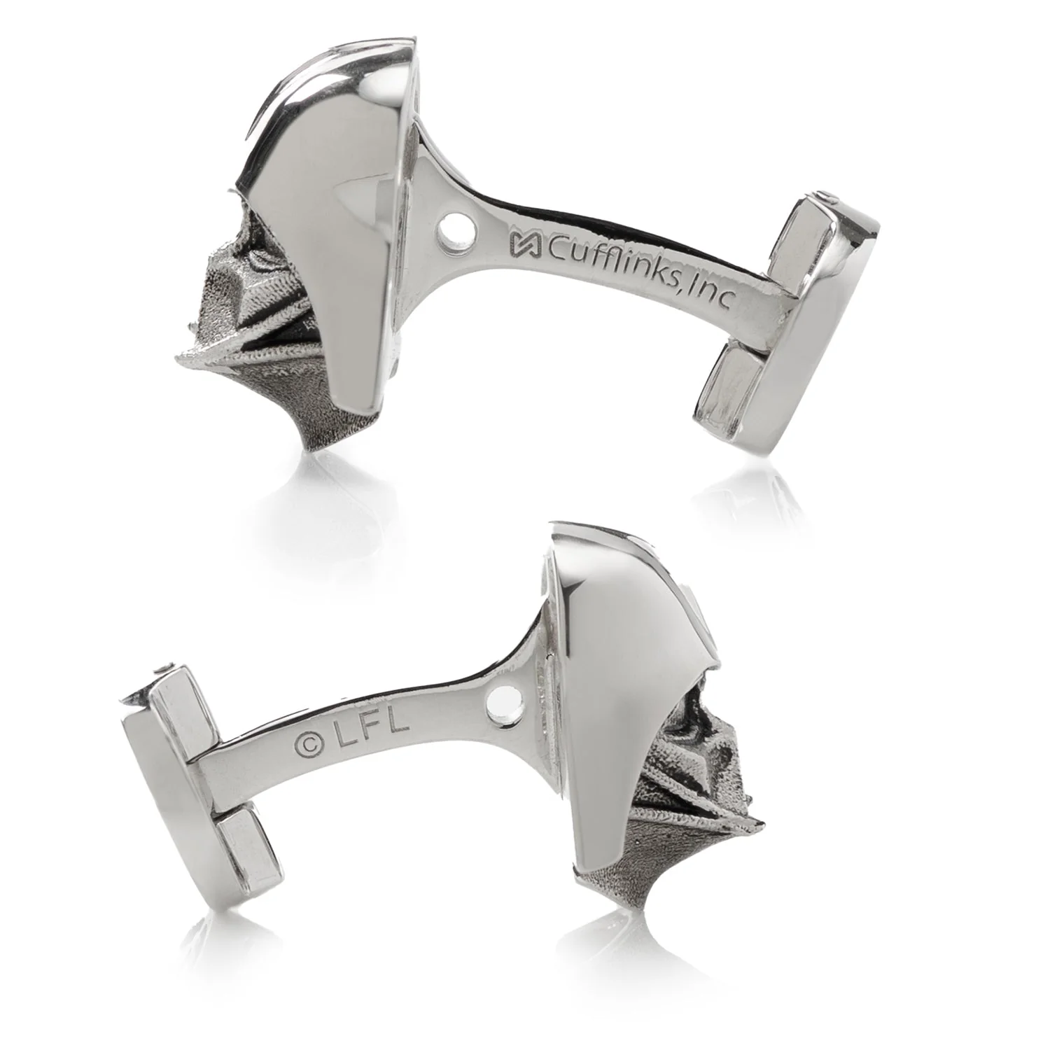 Star Wars Darth Vader Sterling Silver 3D Cufflinks - Image 4