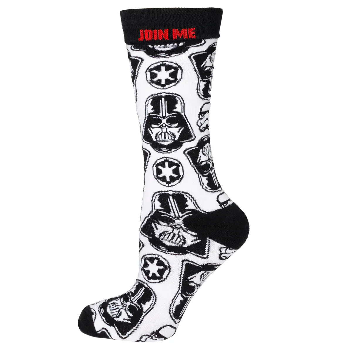 Star Wars Darth Vader White Dress Socks and Lapel Pin Gift Set - Image 2