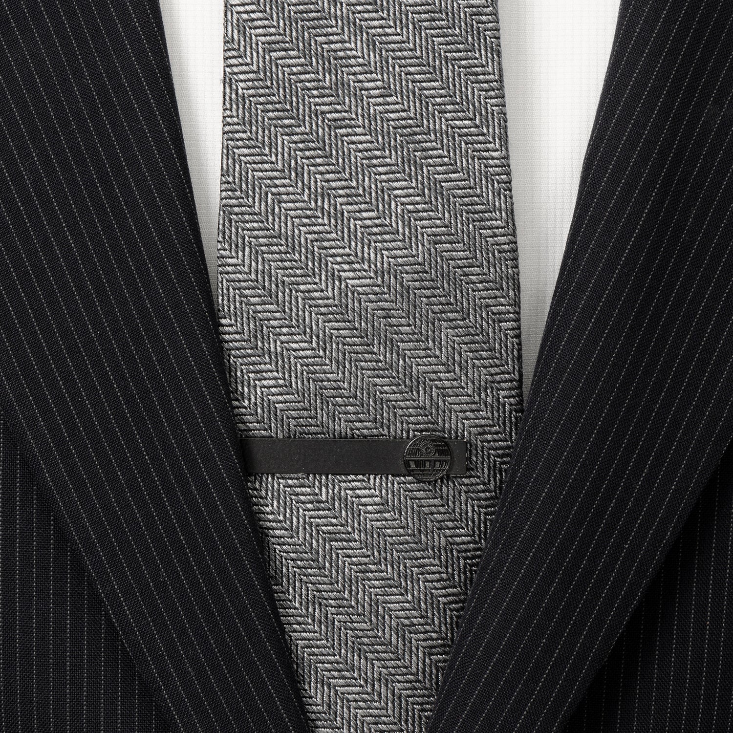 Star Wars Death Star Satin Black Tie Bar - Image 2