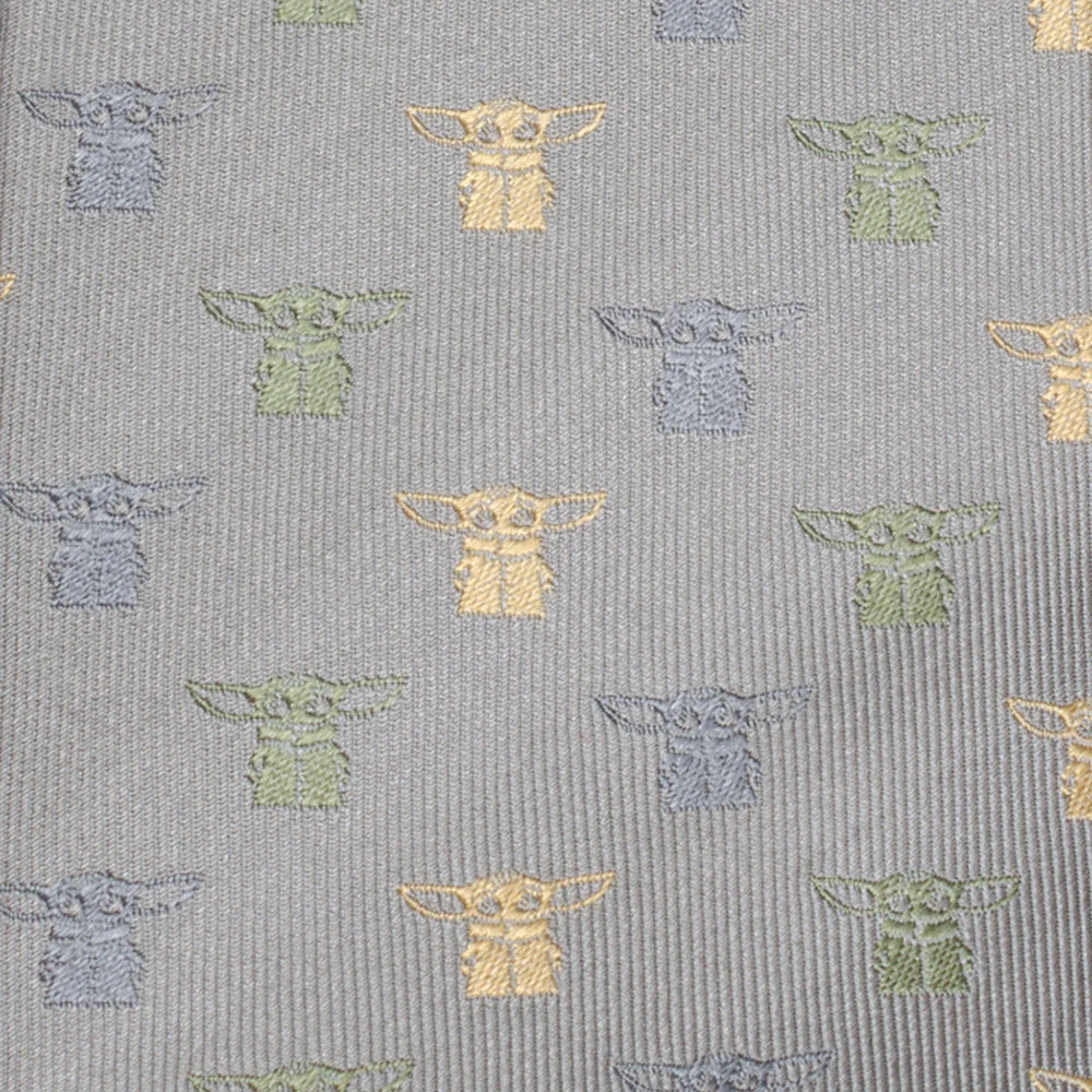 Star Wars Grogu Dotted Green Tie - Image 4