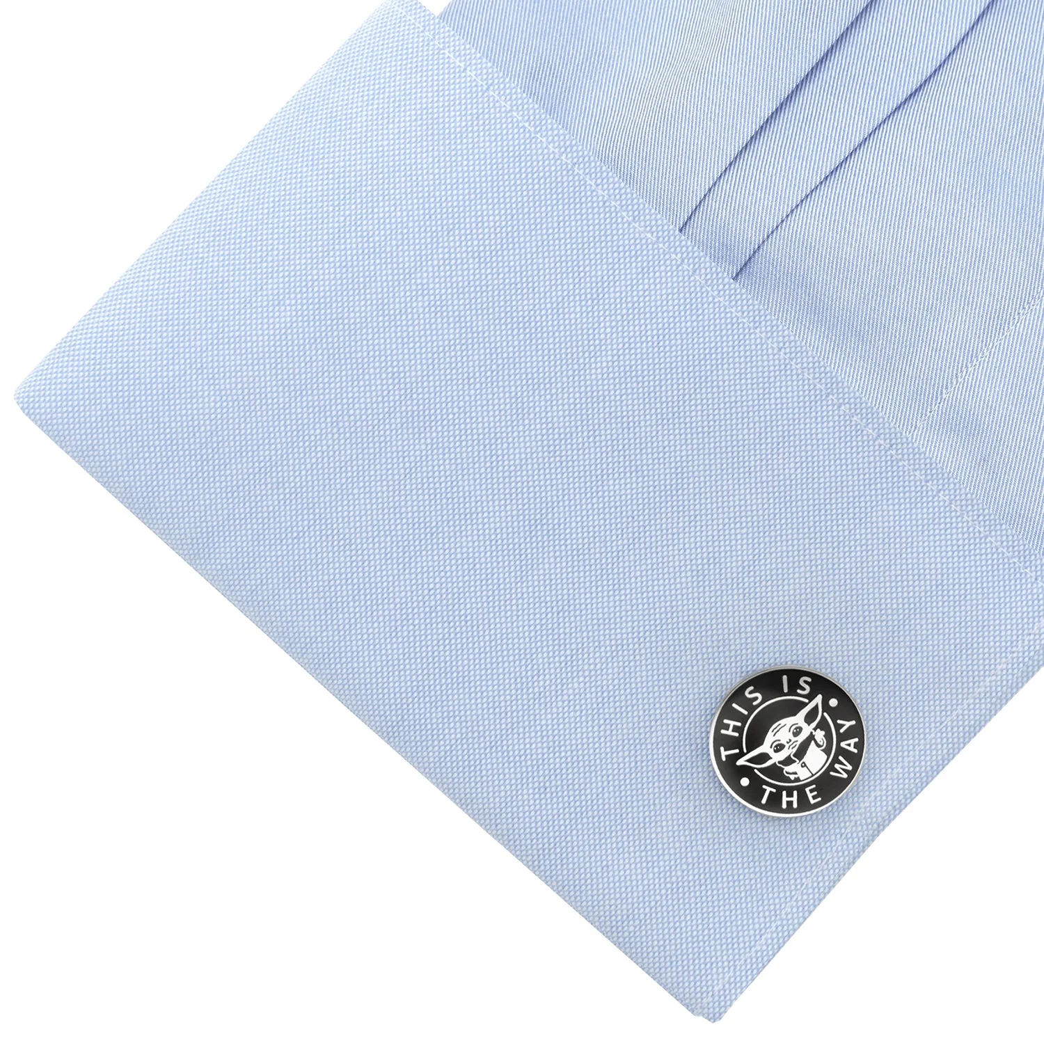 Star Wars Grogu "This Is The Way" Cufflinks - Image 3