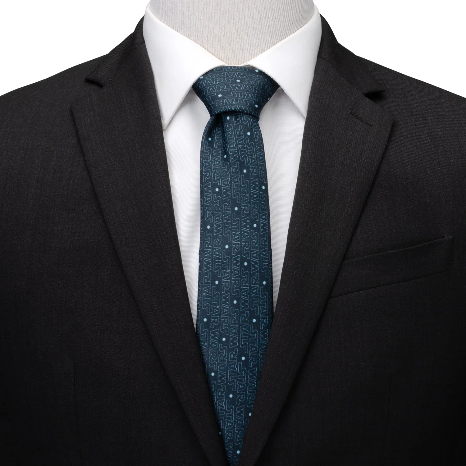 Star Wars Logo Blue Tie - Image 2