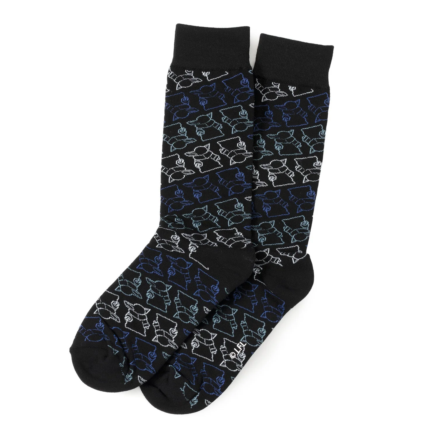 Star Wars Mandalorian 3-Pack Dress Sock and Mythosaur Lapel Pin Gift Set - Image 5