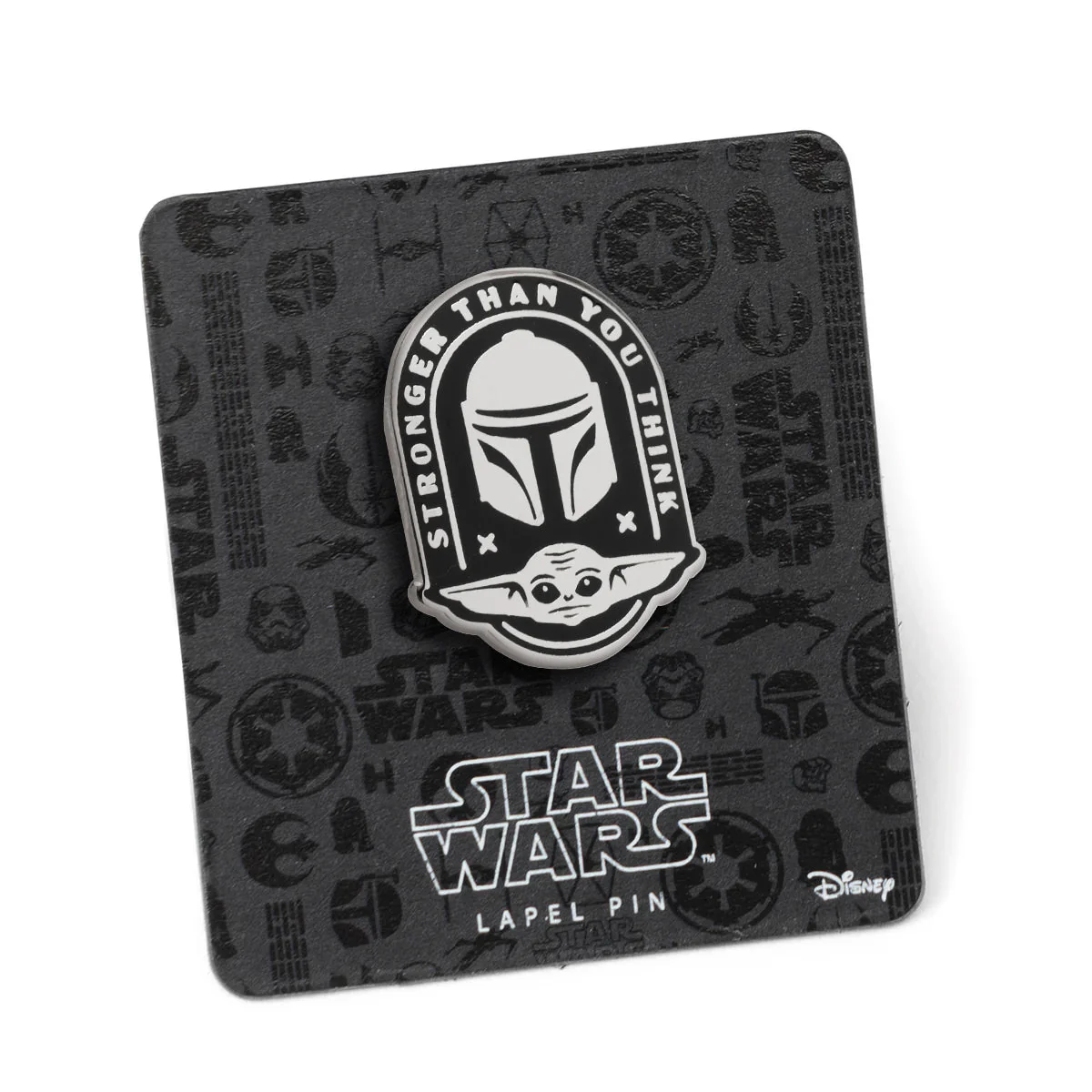 Star Wars Mandalorian and Grogu Stronger Than You Think Lapel Pin - Image 5
