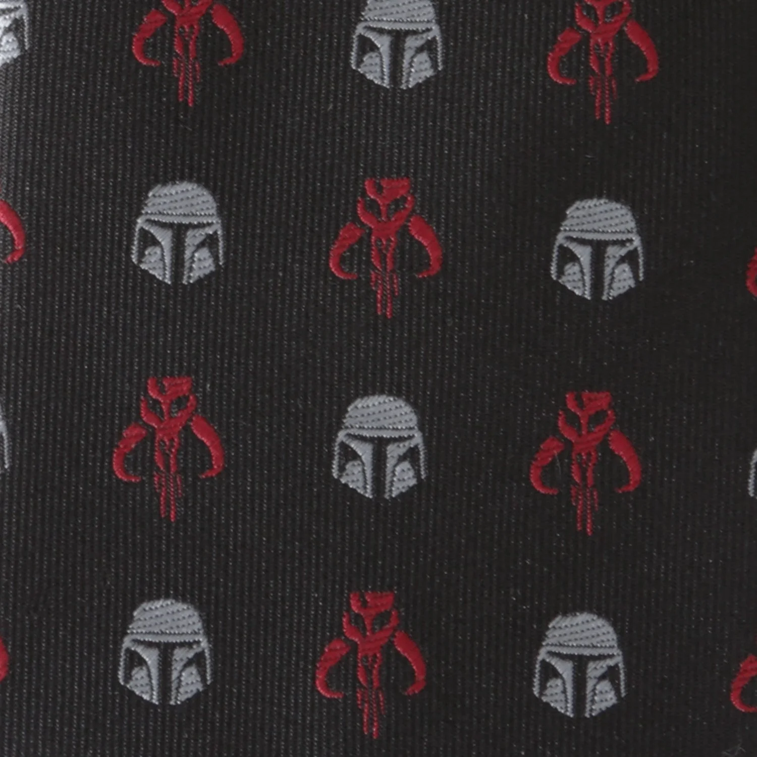 Star Wars Mandalorian and Mythosaur Red and Black Tie - Image 5
