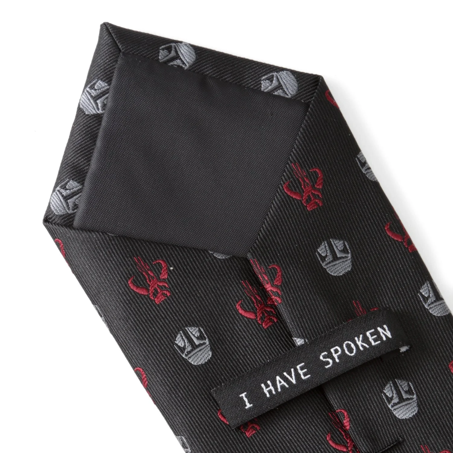 Star Wars Mandalorian and Mythosaur Red and Black Tie - Image 7