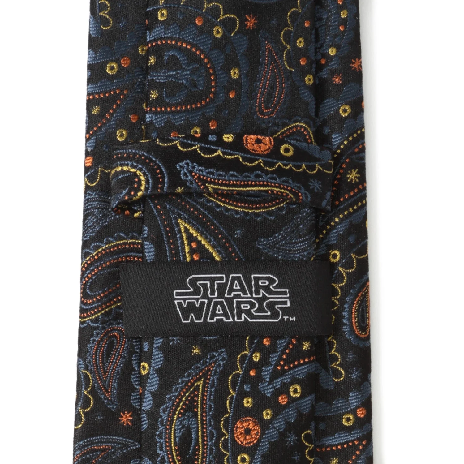 Star Wars Mandalorian Black Paisley Tie - Image 4