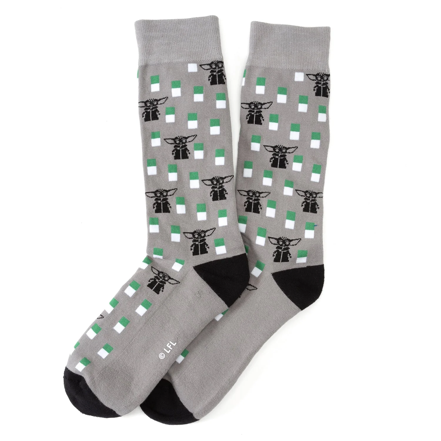 Star Wars Mandalorian Dress Socks 3-Pack and Mythosaur Lapel Pin Gift Set - Image 4
