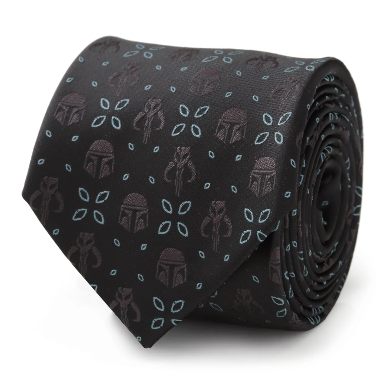 Star Wars Mandalorian Motif Black Tie - Image 3