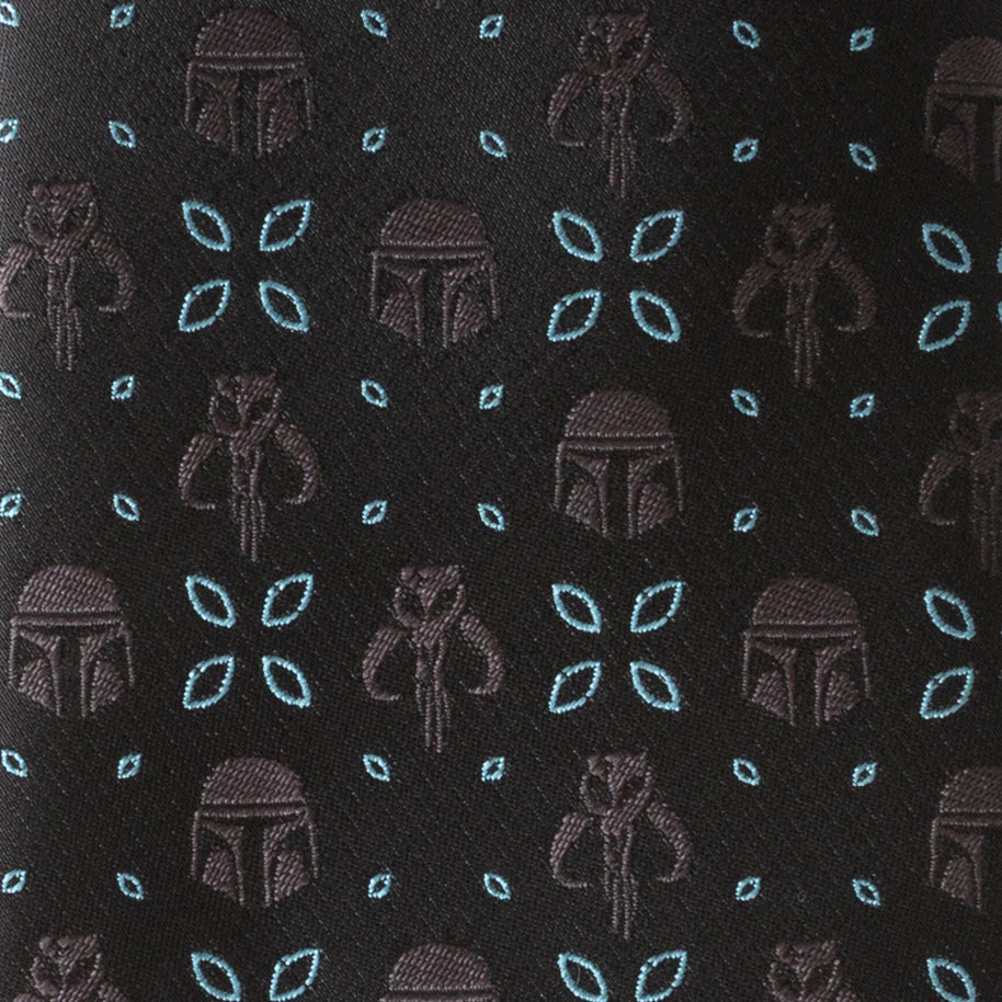 Star Wars Mandalorian Motif Black Tie - Image 5