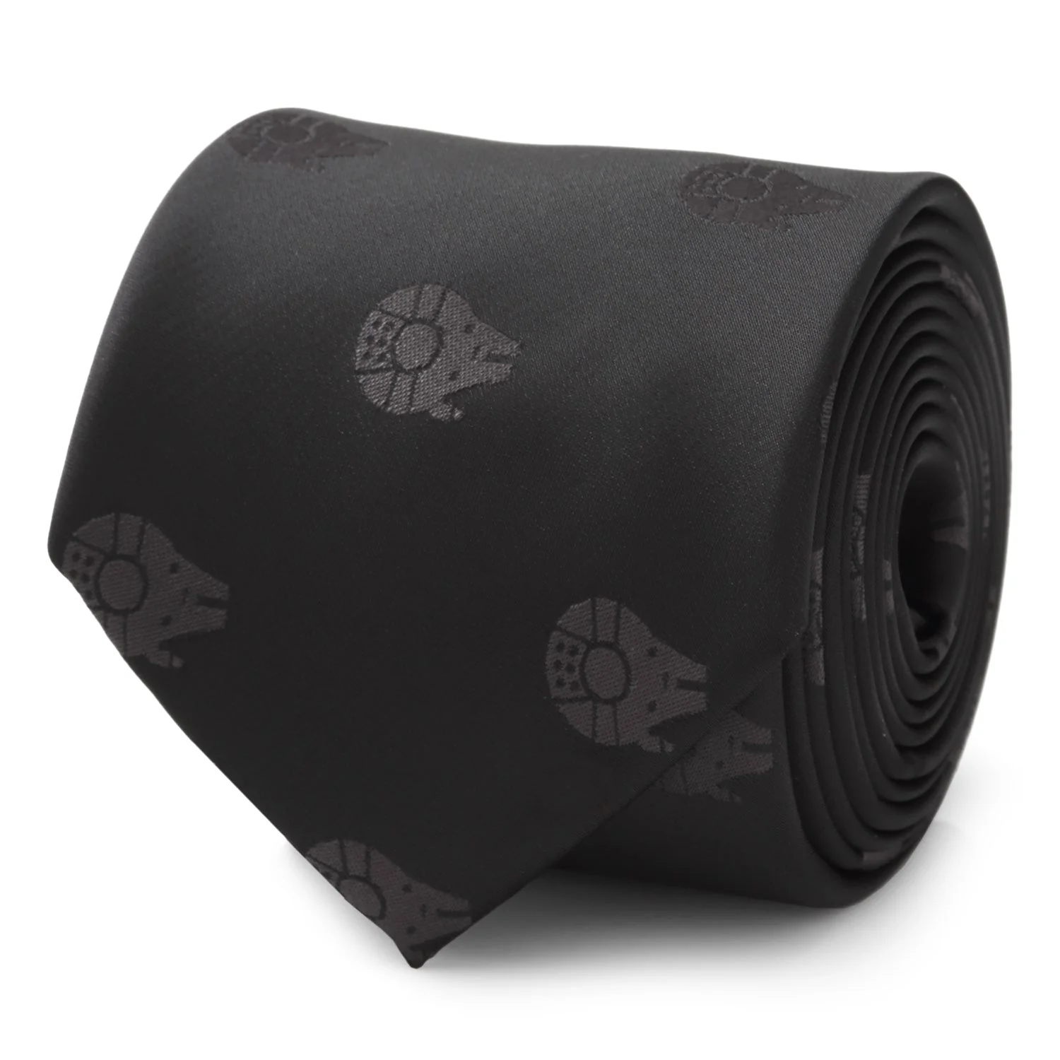 Star Wars Millennium Falcon Black Tonal Tie - Image 3