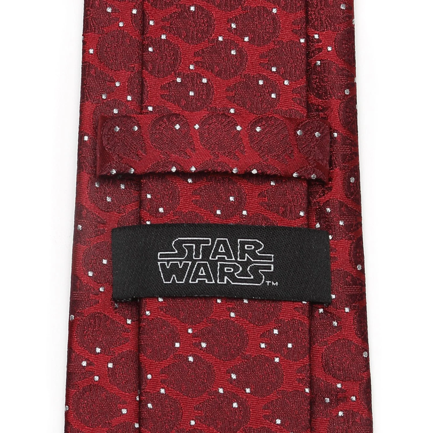 Star Wars Millennium Falcon Red and White Dot Tie - Image 4
