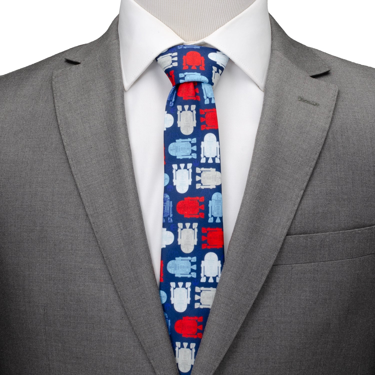 Star Wars R2-D2 Red, White, and Blue Tie - Image 2