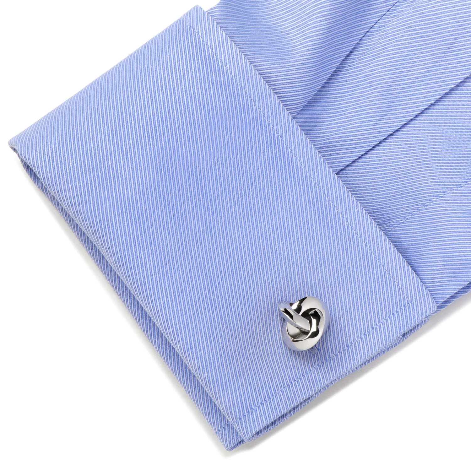 Sterling Silver Knot Cufflinks - Image 3