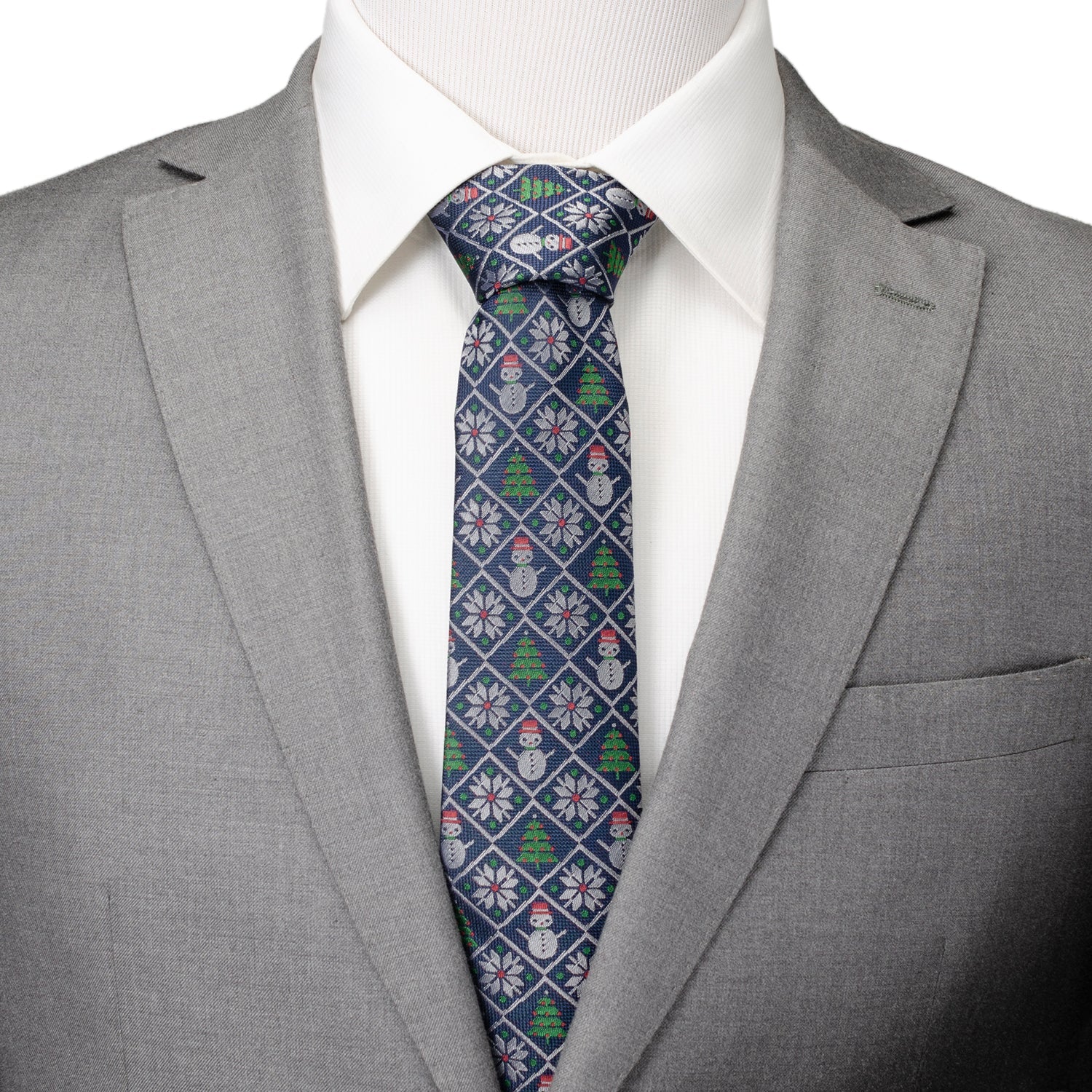 Sweater Weather Blue Men's Tie - Image 2
