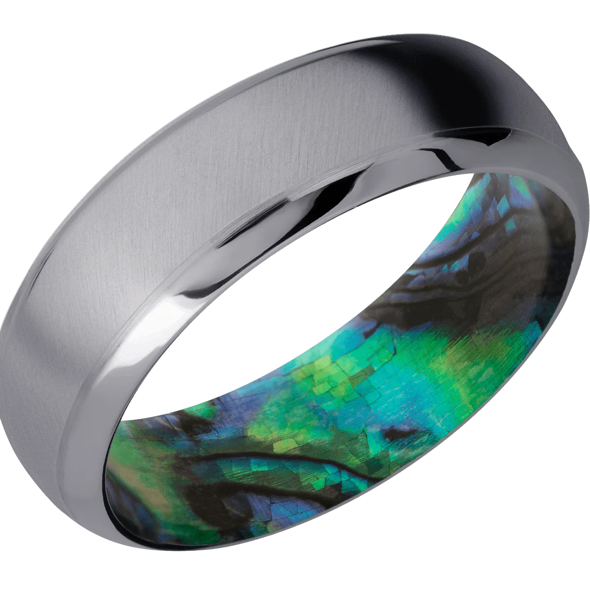 Tantalum + Anglesatin , Polish Finish + Abalone - Image 2