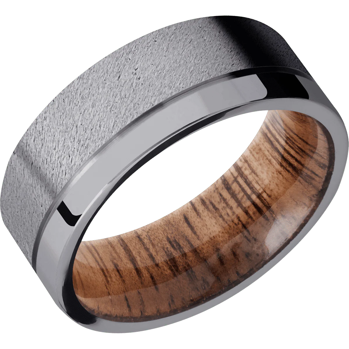 Tantalum + Anglestone , Polish Finish + Koa - Image 2