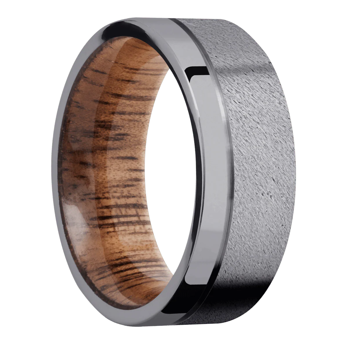 Tantalum + Anglestone , Polish Finish + Koa