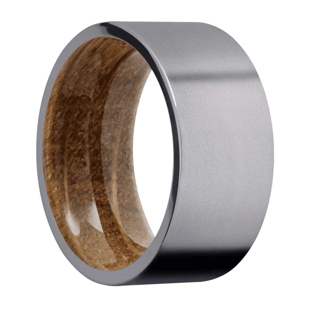Tantalum + Bead Finish + Whiskey Barrel
