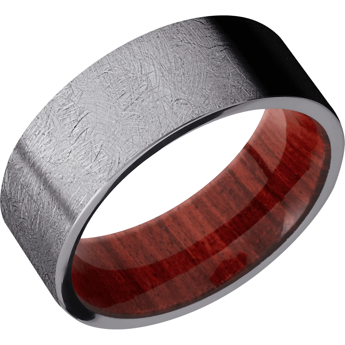 Tantalum + Distressed Finish + Red Heart - Image 2