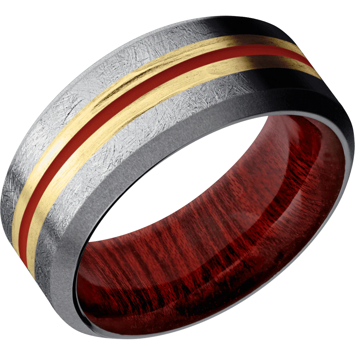 Tantalum + Distressed , Sand Finish + Blood Wood - Image 2