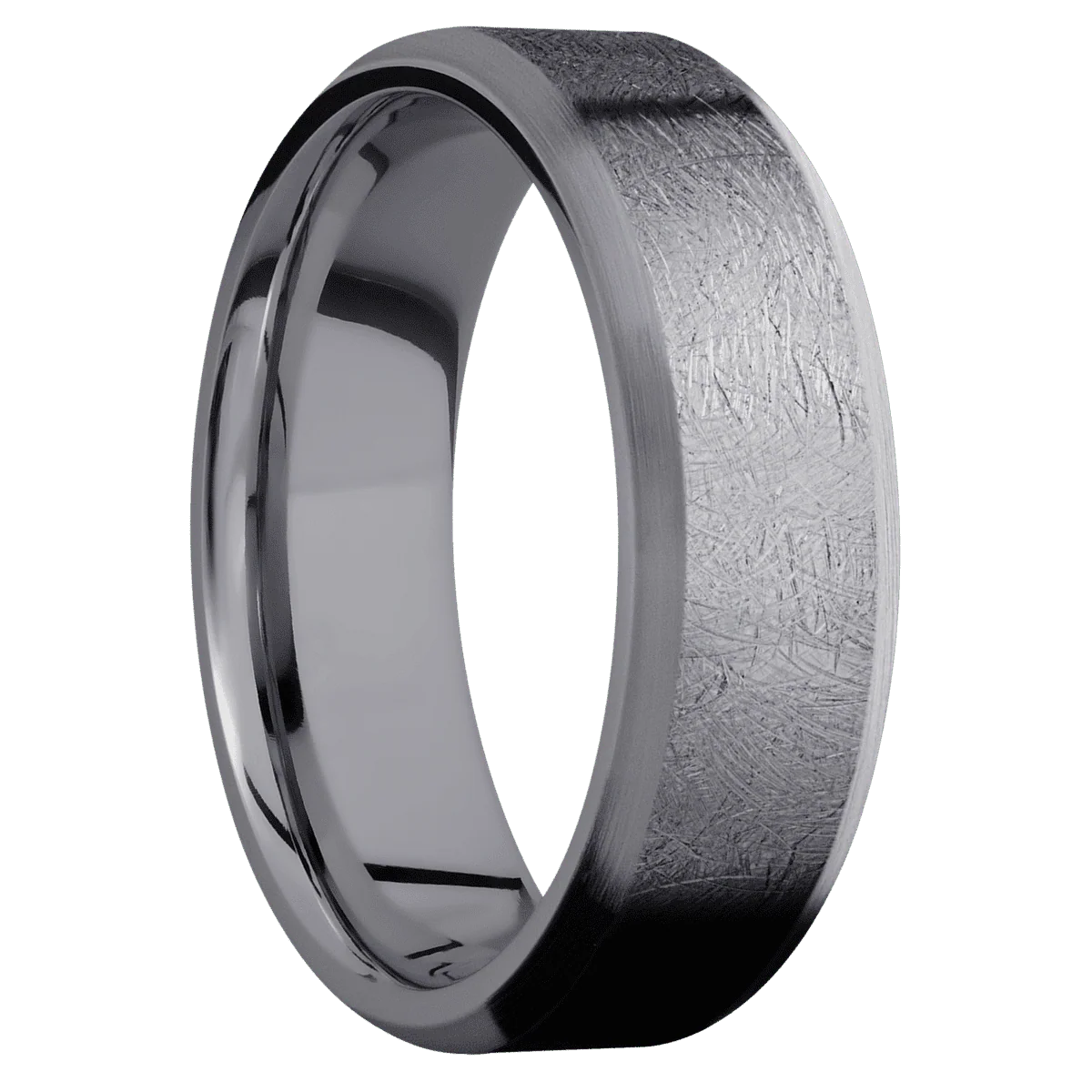 Tantalum + Distressed , Satin Finish