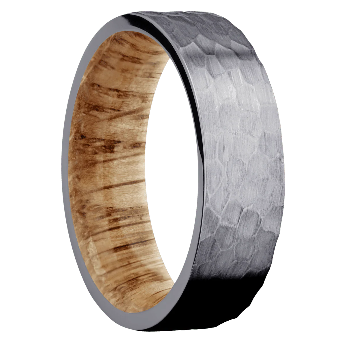 Tantalum + Hammer Finish + Natural Oak