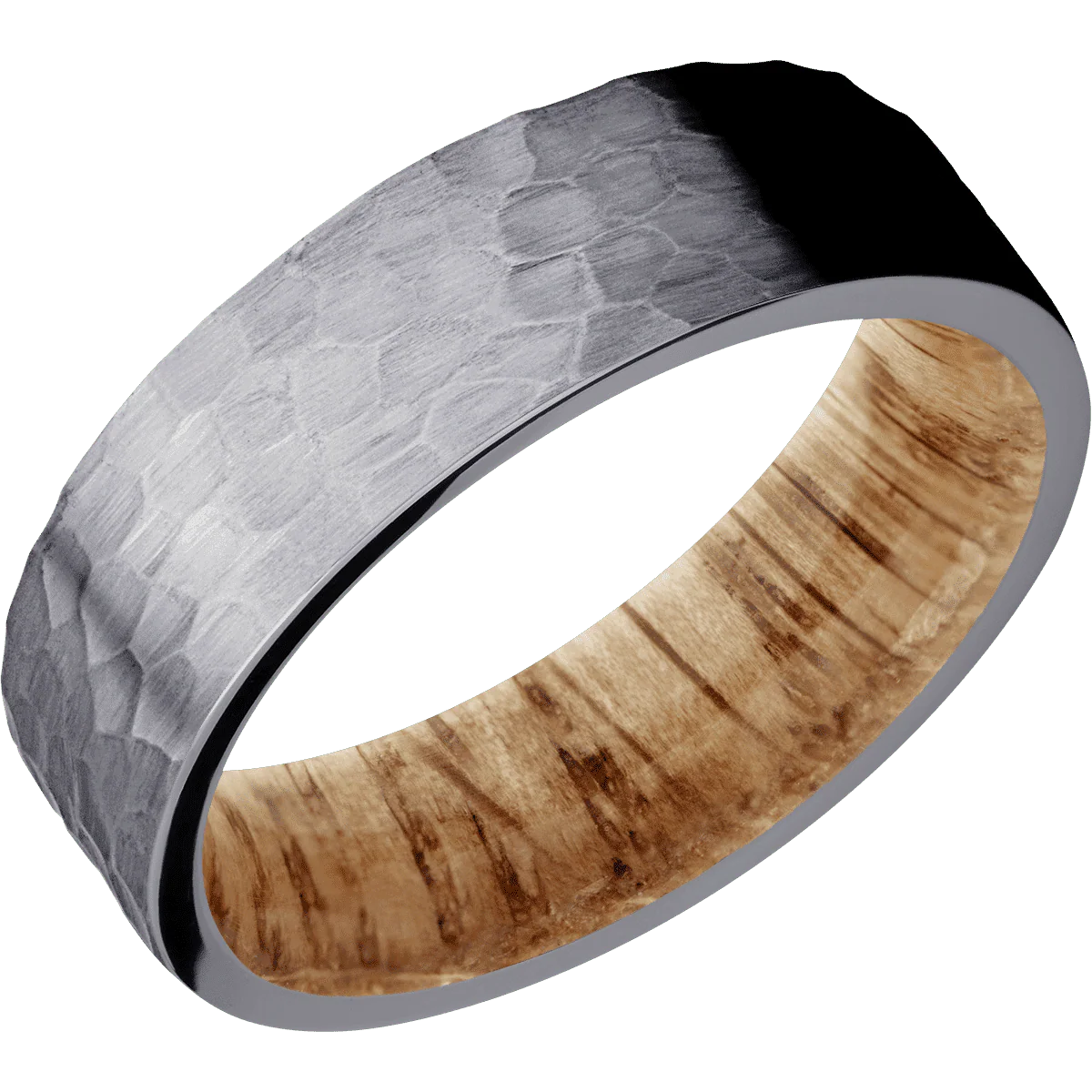 Tantalum + Hammer Finish + Natural Oak - Image 2