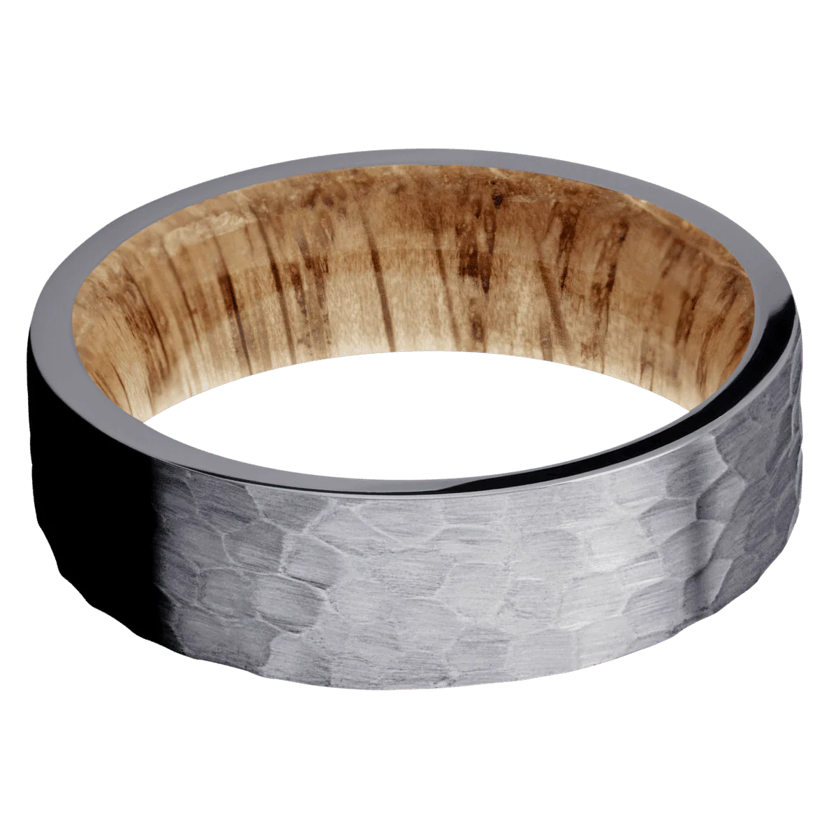Tantalum + Hammer Finish + Natural Oak - Image 3
