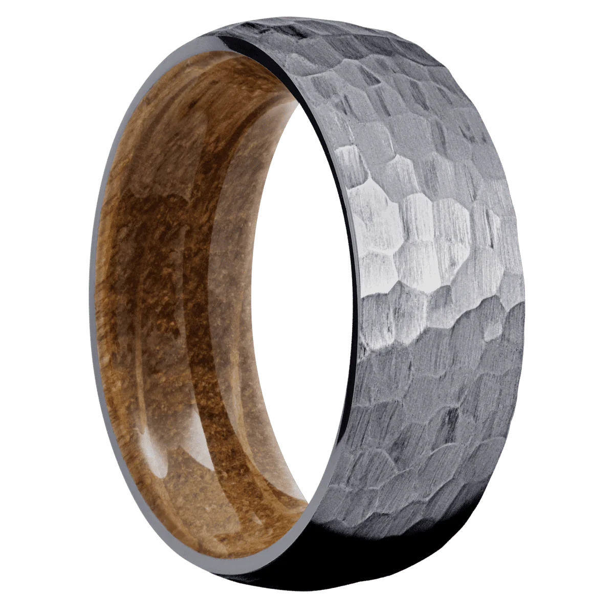 Tantalum + Hammer Finish + Whiskey Barrel