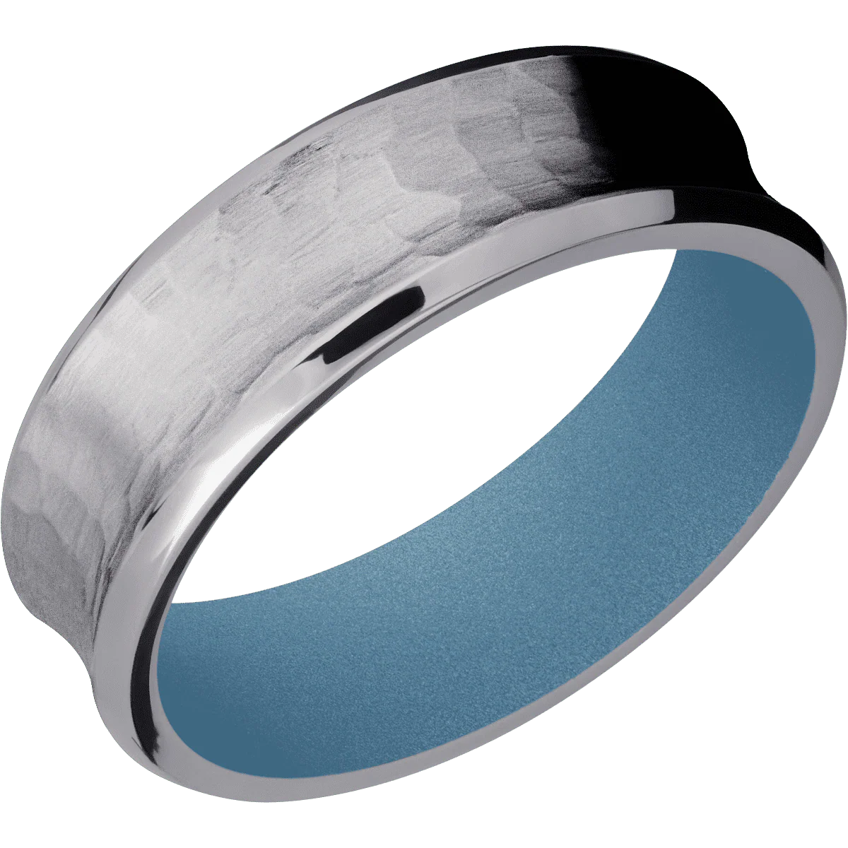 Tantalum + Hammer , Polish Finish + Polar Blue - Image 2