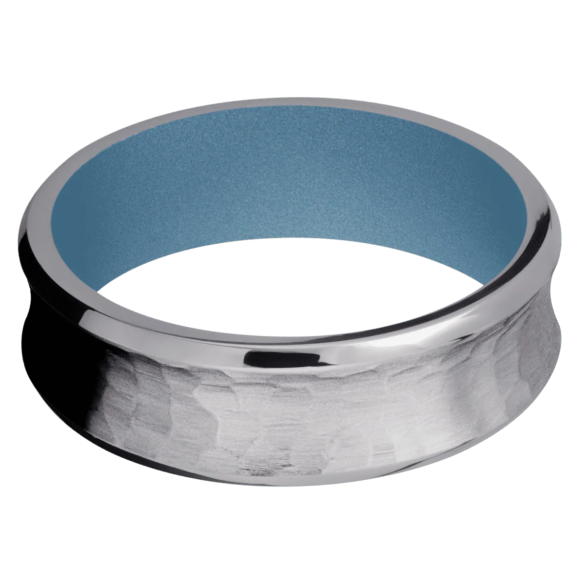 Tantalum + Hammer , Polish Finish + Polar Blue - Image 3