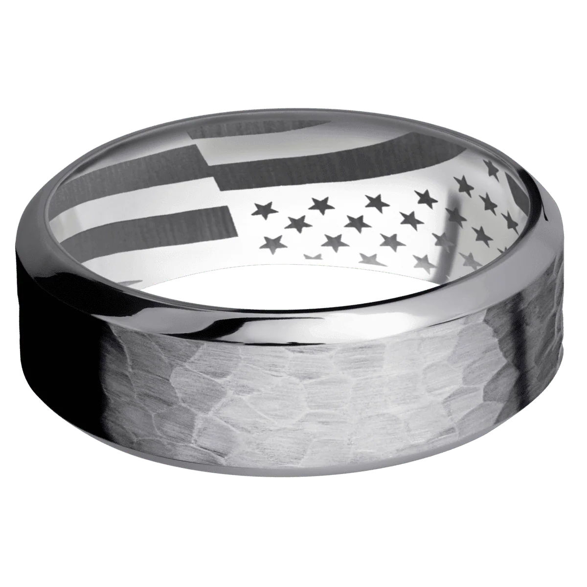Tantalum + Hammer , Polish Finish + Titanium - Image 3