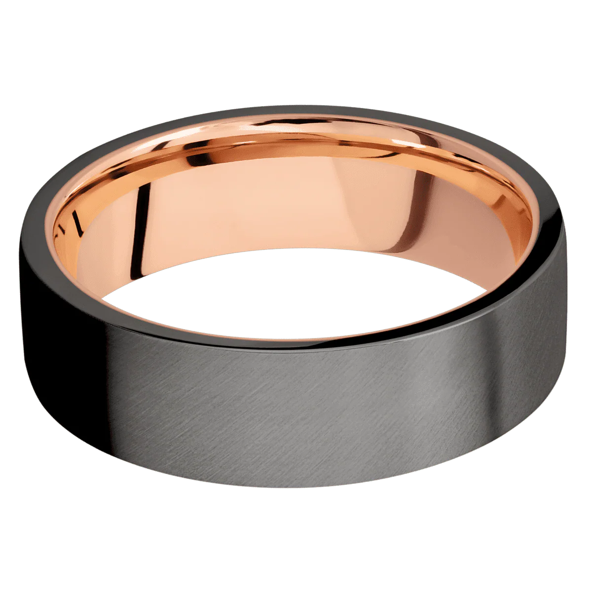 Tantalum Noir + Anglesatin Finish + 14K Rose Gold - Image 3