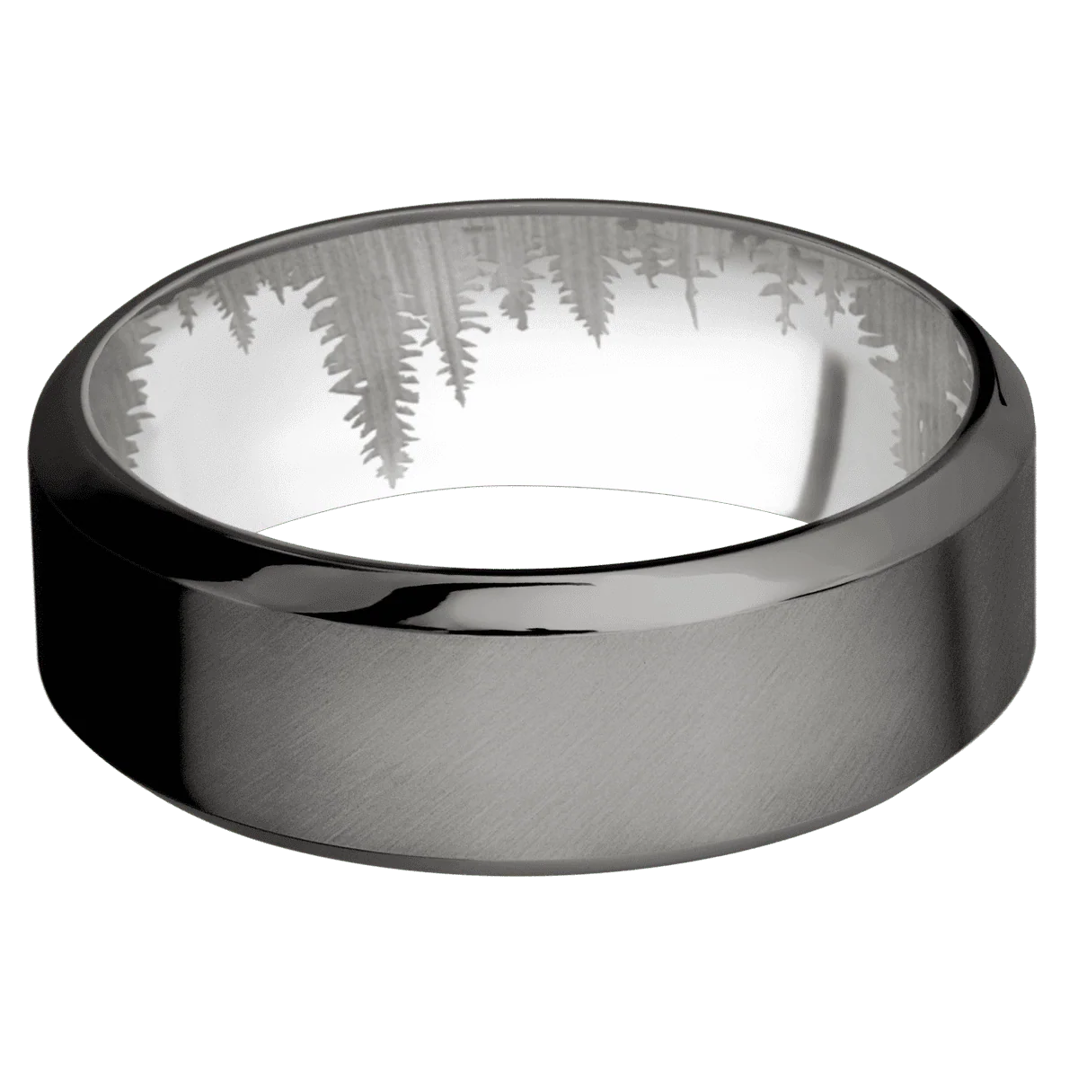 Tantalum Noir + Anglesatin , Polish Finish + Platinum - Image 3
