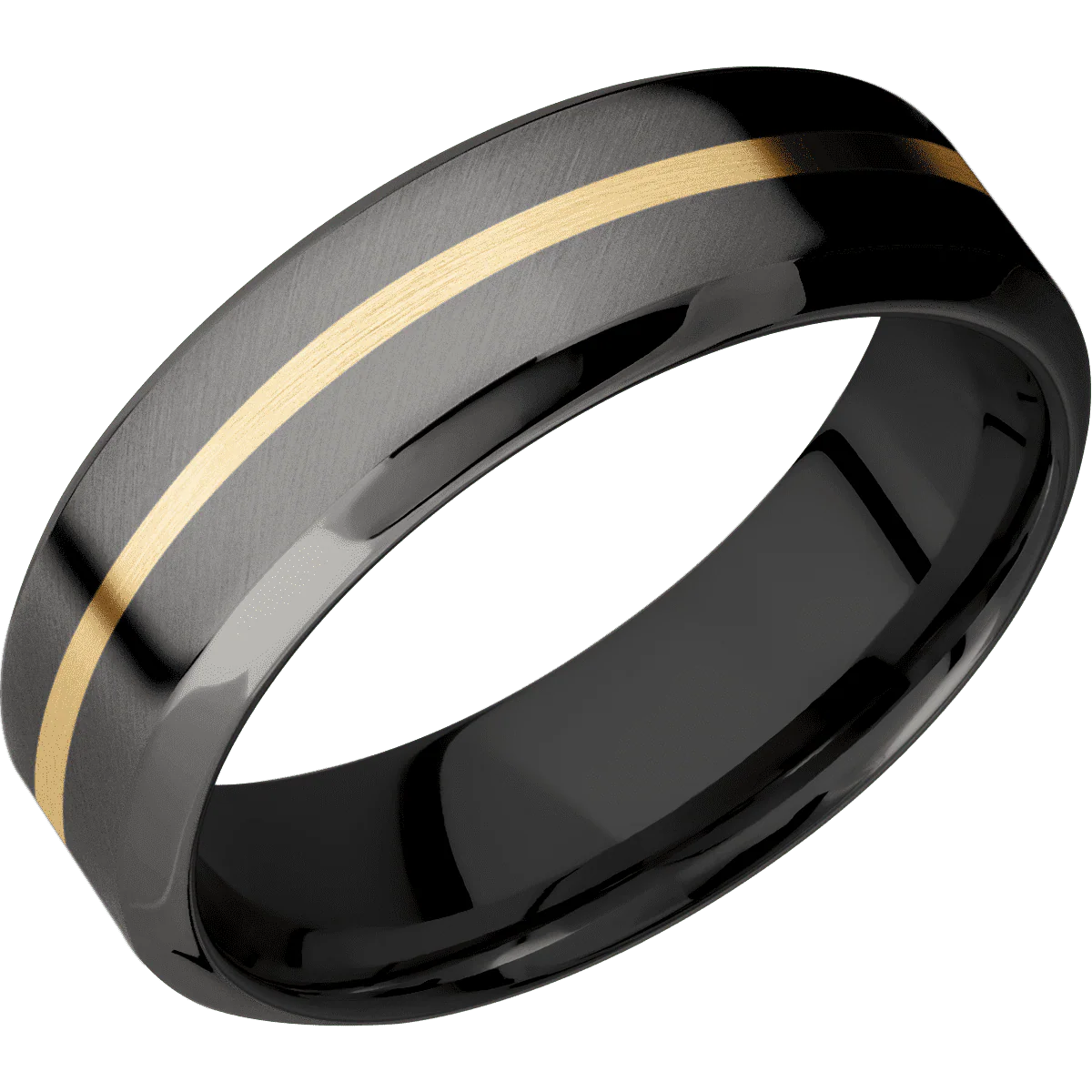 Tantalum Noir + Anglesatin , Polish Finish + Zirconium - Image 2